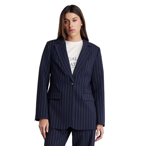 JAG Gia Relaxed Pinstripe Blazer
